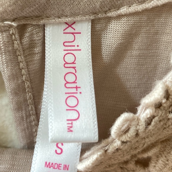 Boho Crochet Lace Front Sleeveless Top Size Small - Picture 4 of 9